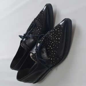 Robert Clergerie Pony Hair Oxford Loafers